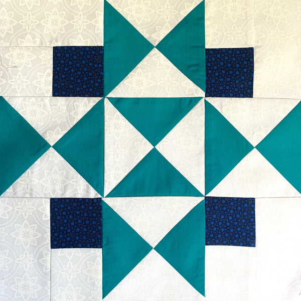 How to Make The Four Corners Quilt Block - Free Tutorial