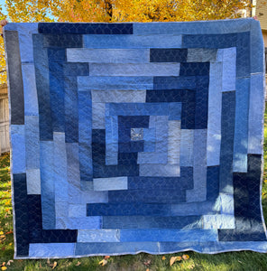 New Pattern Available - Reclaimed Denim Picnic Quilt