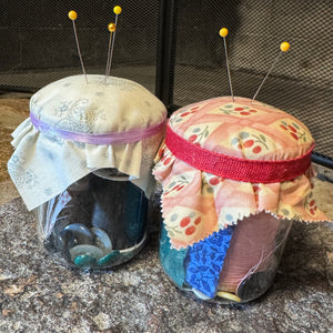 Pin Cushion Jars