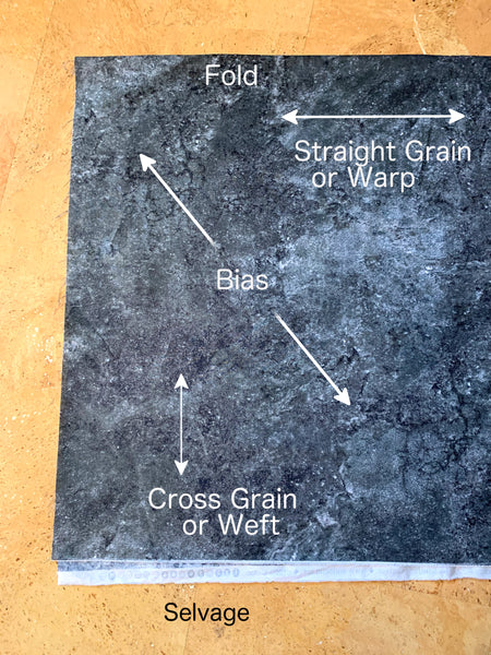 Fabric Grain - Quilting Terminology Explanation