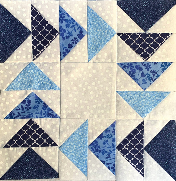 Free Tutorial - Make the "Flying Around" Quilt Block