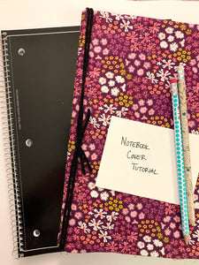 How to Make a Notebook Cover - Back to School Sewing Tutorial