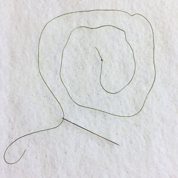 Making a Quilter's Knot