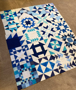 Putting Together the How-To Block of the Month - Without Sashing