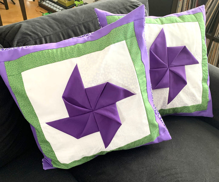 3D Pinwheel Quilt Block Tutorial