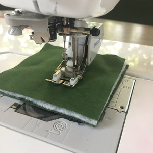 Walking Foot - One of the three main presser feet that I use while quilting. 
