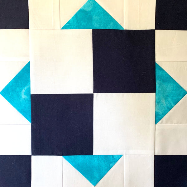 How to Make the Chained Nine Patch Quilt Block - Free Tutorial