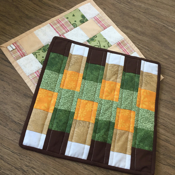 Easy Fall Mini Quilt Tutorial