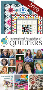 International Association of Quilter Logo and pictures of the designers