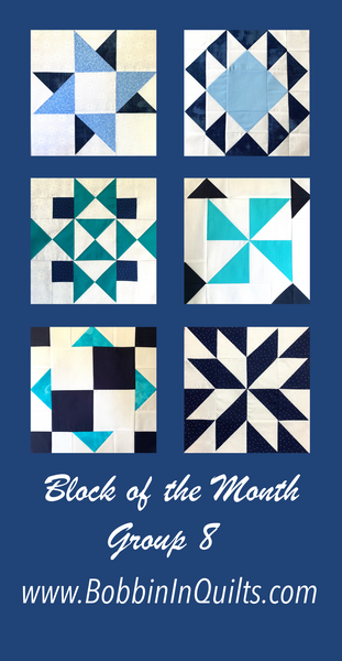 Now Available: Group #8 of the Printable How-To Block of the Month Tutorials