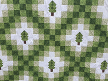 Irish Woodland Quilt Close up