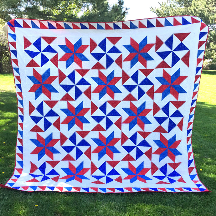 Bombs Bursting Quilt Pattern Digital Download