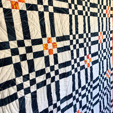Close up of the color seed quilt