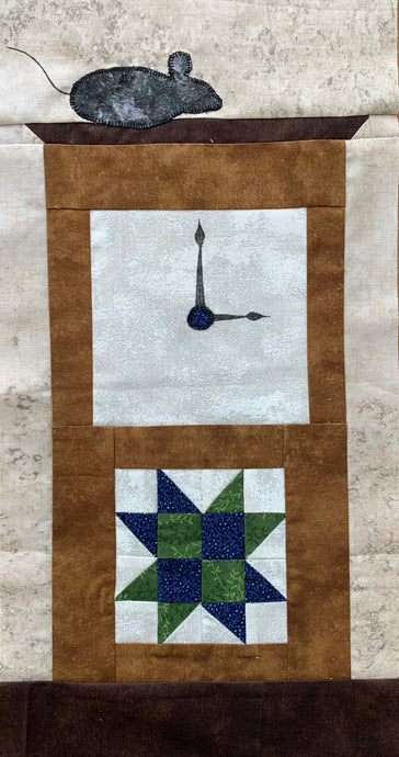 Hickory Dickory Dock Quilt Block Row Pattern