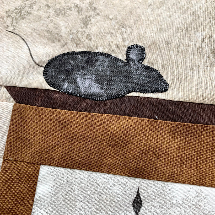 Hickory Dickory Dock Row/Mini Quilt/Wall Hanging Pattern Digital Dow