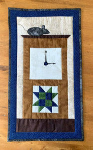 Hickory Dickory Dock Quilt Block Row Pattern